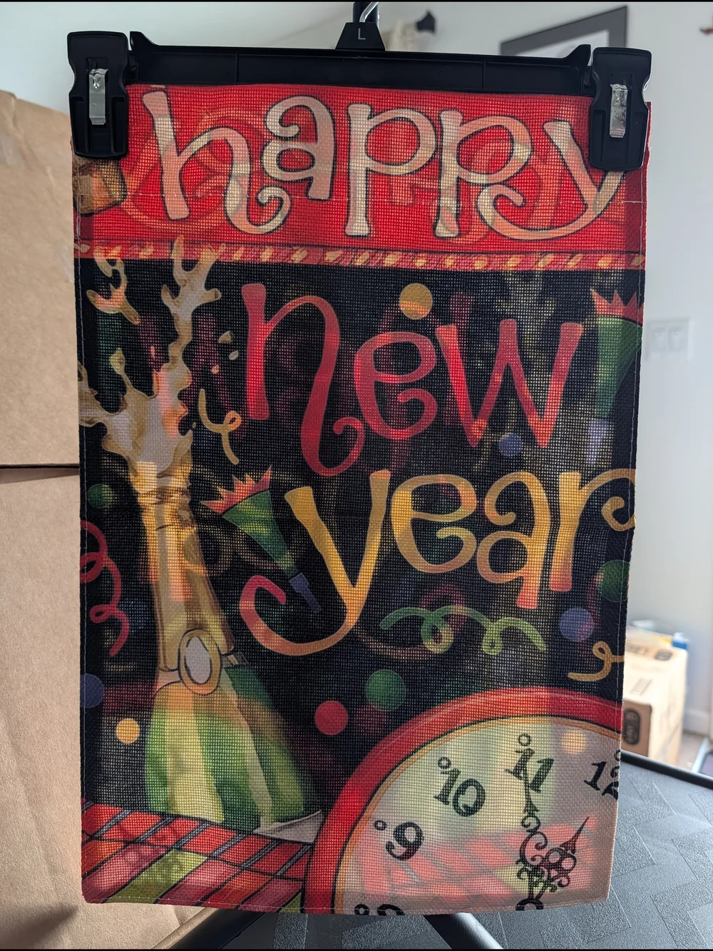Happy New Year Decorative Flag Party Banner